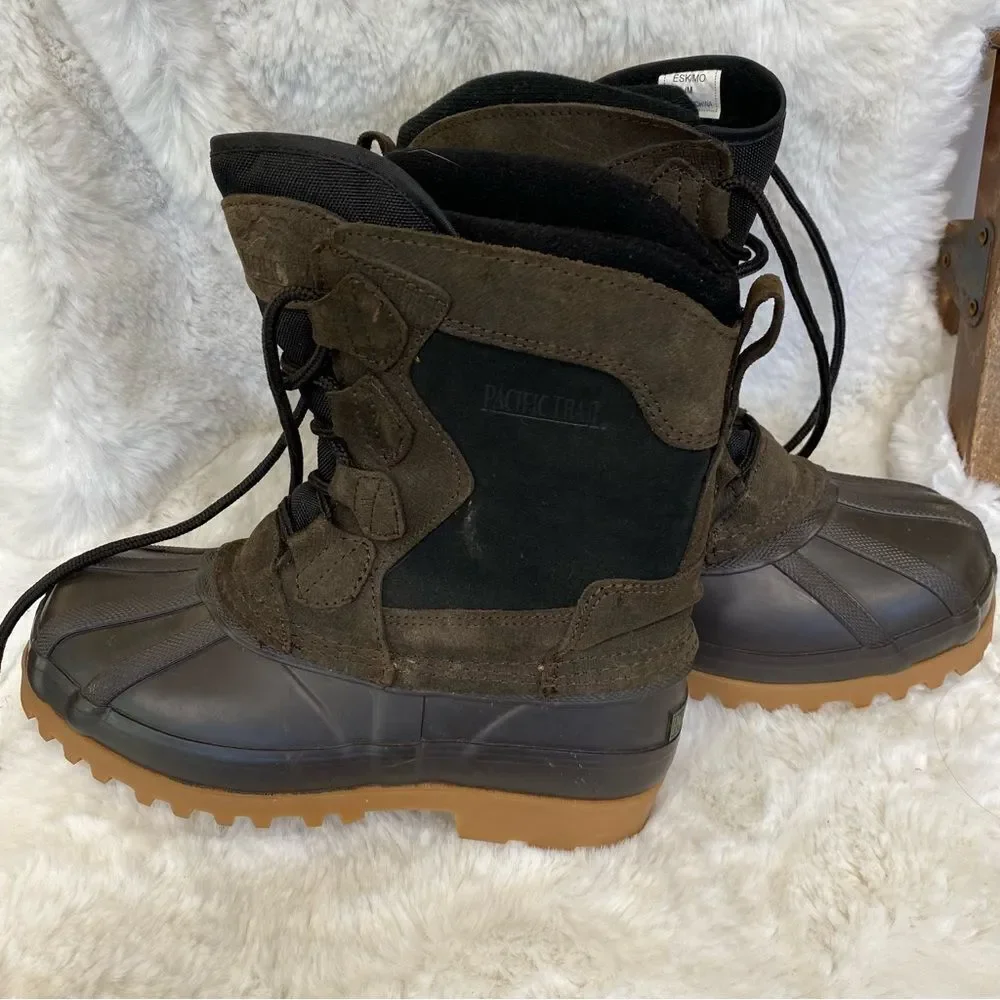 Pacific Trail Eskimo brown waterproof snow hiking lace up boots 4